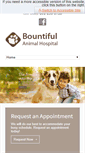 Mobile Screenshot of bountifulanimalhospital.com
